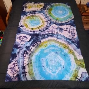 Multi Colored Geode Tapestry